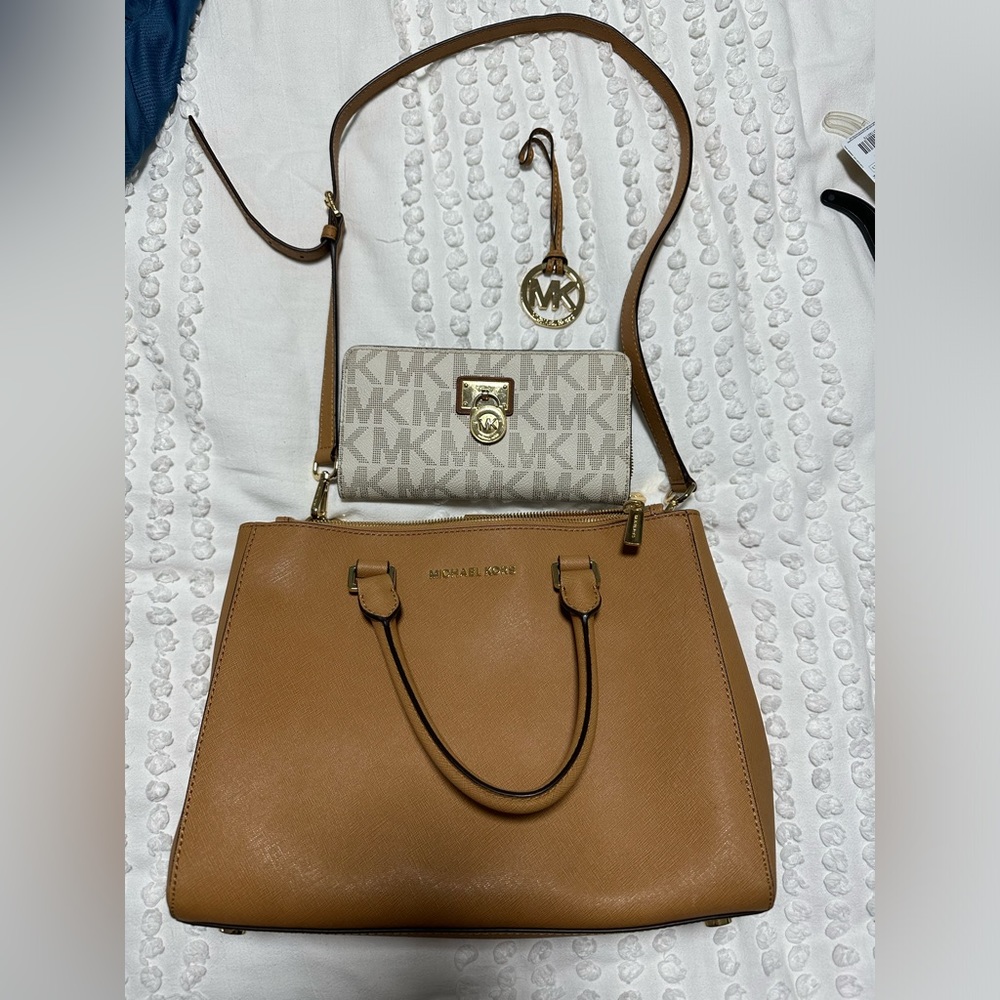 Michael Kors purse + wallet